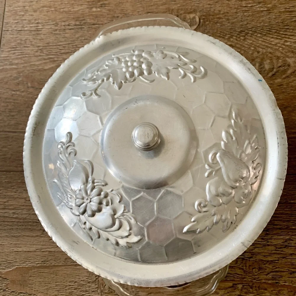 Vintage Aluminum Bowl Dish Nasco Italy